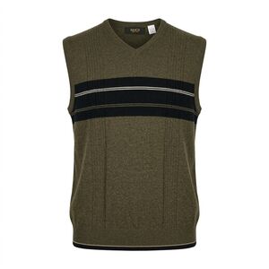 Bachrach Brown Knit Crewneck Sweater